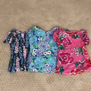 Lot of three Small Lilly Pulitzer shirts